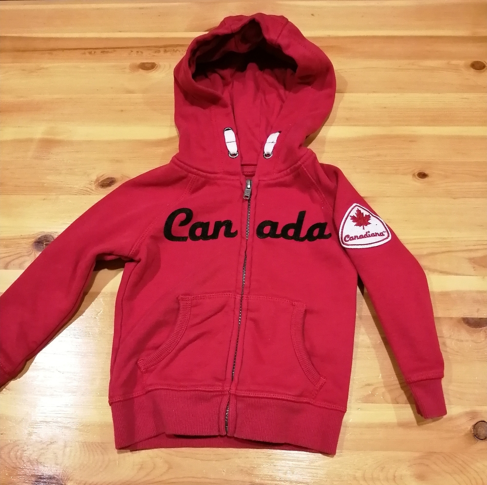 Canadian zip up hoodie